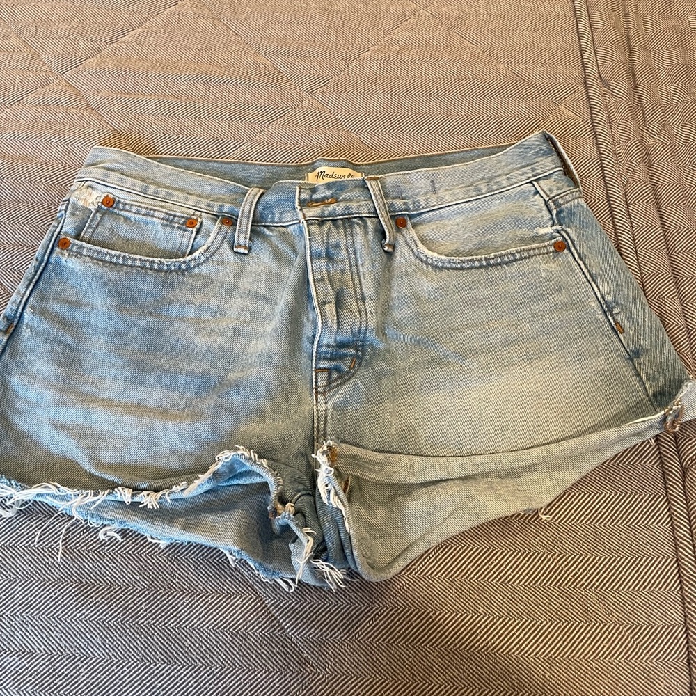 Madewell Relaxed Denim Shorts Size 29.